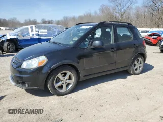 2008 Suzuki SX4 with VIN JS2YB413985100650, listed as a Copart auction lot 48760345 with 104,724 mi miles and Salvage Title. Bid and sale history available at carsss.com. Image 1.