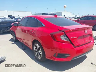 2017 Honda Civic Sedan EX-T with VIN 2HGFC1F3XHH641013, listed as a IAAI auction lot 41979162 with 112,833 mi miles. Bid and sale history available at carsss.com. Image 3.