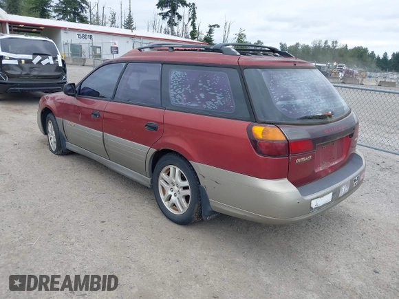 2002 Subaru Legacy Outback with VIN 4S3BH665X27628651, listed as a IAAI auction lot 42433537 with 209,717 mi miles and . Bid and sale history available at DreamBid. Image 3.