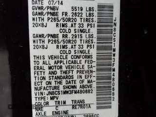2015 Infiniti QX70 z VIN JN8CS1MW3FM480682, wystawiony jako Copart lot #44466285 z przebiegiem Nie podano mil oraz Szkoda całkowita • Salvage title. Historia ofert i sprzedaży dostępna na DreamBid. Obrazek 15.