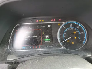 2022 Nissan LEAF SV with VIN 1N4AZ1CV1NC557535, listed as a Copart auction lot 47705095 with 64,397 mi miles and Salvage Title. Bid and sale history available at DreamBid. Image 8.
