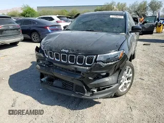 2023 Jeep Compass Latitude Lux z VIN 3C4NJDFNXPT522385, wystawiony jako Copart lot #57990555 z przebiegiem 28 159 mil mil oraz Szkoda całkowita • Salvage title. Historia ofert i sprzedaży dostępna na DreamBid. Obrazek 14.
