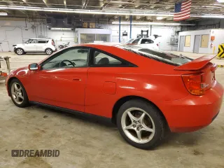 2000 Toyota Celica GTS with VIN JTDDY32T0Y0034485, listed as a Copart auction lot 43575605 with 185,521 mi miles and Salvage Title. Bid and sale history available at carsss.com. Image 2.