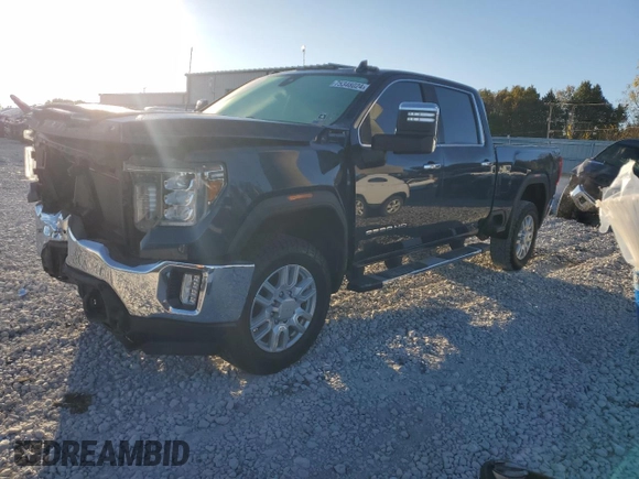 2020 GMC Sierra 2500HD SLT z VIN 1GT49NE73LF274319, wystawiony jako Copart lot #75348024 z przebiegiem 86 908 mil mil oraz Nie do naprawy • Non repairable. Historia ofert i sprzedaży dostępna na DreamBid. Obrazek 1.