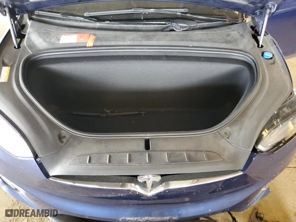 2017 Tesla Model X 90D with VIN 5YJXCBE27HF041847, listed as a Copart auction lot 49466345 with 113,596 mi miles and Salvage Title. Bid and sale history available at carsss.com. Image 11.