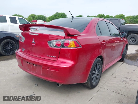 2017 Mitsubishi Lancer ES with VIN JA32U2FU6HU011946, listed as a IAAI auction lot 41918643 with 63,544 mi miles. Bid and sale history available at carsss.com. Image 4.