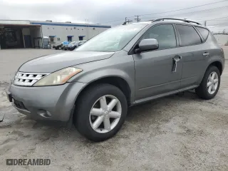 2005 Nissan Murano SE with VIN JN8AZ08T95W331998, listed as a Copart auction lot 50486315 with 190,883 mi miles and Salvage Title. Bid and sale history available at carsss.com. Image 1.