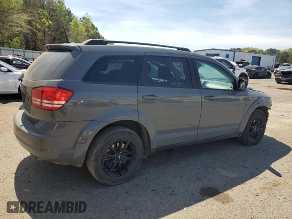 2020 Dodge Journey SE Value with VIN 3C4PDCABXLT274558, listed as a Copart auction lot 50407555 with 106,404 mi miles and Salvage Title. Bid and sale history available at DreamBid. Image 3.