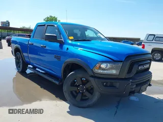 2020 Ram 1500 Warlock with VIN 1C6RR7GG1LS160428, listed as a IAAI auction lot 42394264 with 121,496 mi miles and . Bid and sale history available at DreamBid. Image 1.