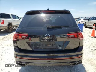 2024 Volkswagen Tiguan SE R-Line Black with VIN 3VVCB7AX0RM224988, listed as a Copart auction lot 56333575 with 1,158 mi miles and Salvage title. Bid and sale history available at DreamBid. Image 6.