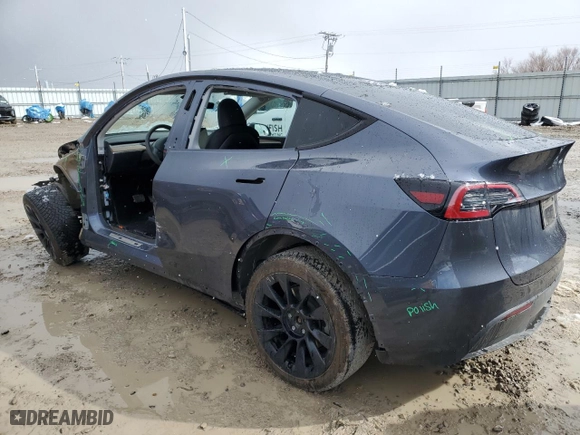 2023 Tesla Model Y Long Range with VIN 7SAYGDEE9PF840948, listed as a Copart auction lot 49346515 with 16,156 mi miles and Salvage Title. Bid and sale history available at carsss.com. Image 2.