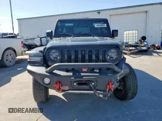 2021 Jeep Wrangler Unlimited Rubicon with VIN 1C4JJXFM9MW565029, listed as a Copart auction lot 44030695 with 76,510 mi miles and Salvage Title. Bid and sale history available at carsss.com. Image 5.