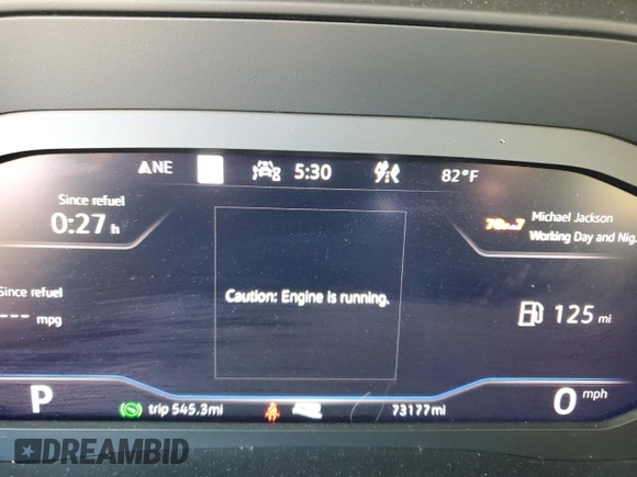 2022 Volkswagen Atlas 3.6L V6 SEL R-Line with VIN 1V2AR2CA2NC546121, listed as a Copart auction lot 77405214 with 73,177 mi miles and Salvage Title. Bid and sale history available at carsss.com. Image 9.