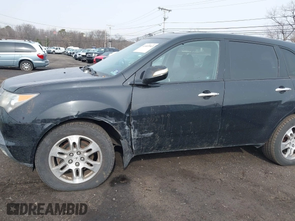 2009 Acura MDX Tech/Entertainment Pkg with VIN 2HNYD28429H520665, listed as a IAAI auction lot 41465563 with 127,666 mi miles. Bid and sale history available at carsss.com. Image 6.