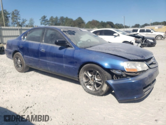 2003 Acura TL with VIN 19UUA56643A064419, listed as a Copart auction lot 76987394 with 254,162 mi miles and Salvage Title. Bid and sale history available at carsss.com. Image 4.