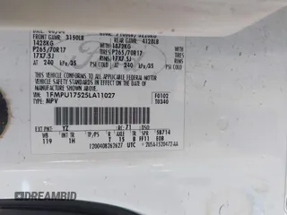 2005 Ford Expedition Eddie Bauer с VIN 1FMPU17525LA11027, выставлен на аукционе IAAI как лот 42746842 с пробегом 220 389 миль миль и . История ставок и продаж доступна на DreamBid. Изображение 9.