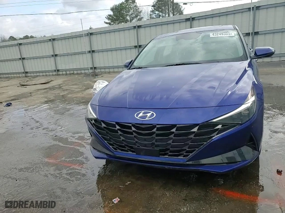 2023 Hyundai Elantra Limited with VIN KMHLP4AG9PU515797, listed as a Copart auction lot 43249305 with 49,763 mi miles and Salvage Title. Bid and sale history available at carsss.com. Image 13.