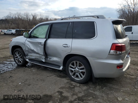 2013 Lexus LX 570 with VIN JTJHY7AX3D4113081, listed as a Copart auction lot 86728574 with Not provided miles and Salvage title. Bid and sale history available at DreamBid. Image 2.