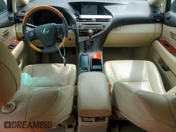 2011 Lexus RX 350 with VIN 2T2ZK1BA0BC042038, listed as a Copart auction lot 52533455 with 100,728 mi miles and Salvage Title. Bid and sale history available at DreamBid. Image 8.