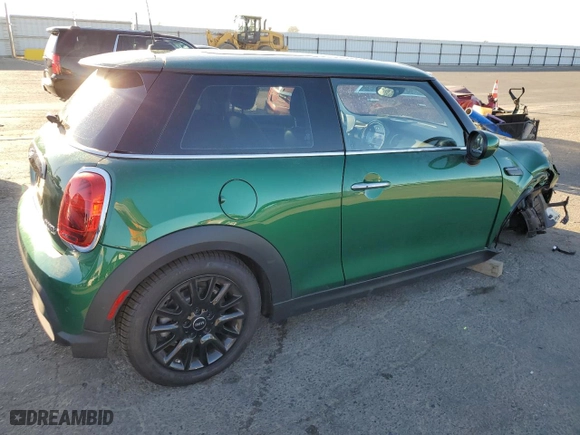 2024 MINI Hardtop 2 Door Cooper with VIN WMW33DH08R2U93036, listed as a Copart auction lot 64867744 with 2,405 mi miles and Salvage Title. Bid and sale history available at carsss.com. Image 3.