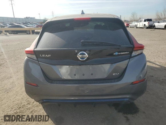 2019 Nissan LEAF SV z VIN 1N4AZ1CP4KC303346, wystawiony jako Copart lot #85341074 z przebiegiem 57 334 mil mil oraz Szkoda całkowita • Salvage title. Historia ofert i sprzedaży dostępna na DreamBid. Obrazek 6.