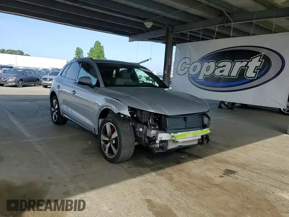 2024 Audi Q5 S line Premium Plus with VIN WA1EAAFY6R2003275, listed as a Copart auction lot 57482135 with 13,350 mi miles and Salvage title. Bid and sale history available at DreamBid. Image 14.