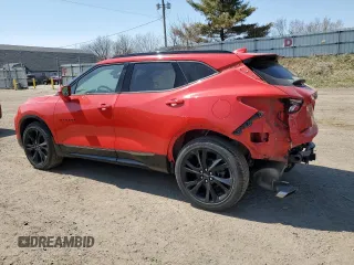 2020 Chevrolet Blazer RS z VIN 3GNKBKRS2LS718527, wystawiony jako Copart lot #53258935 z przebiegiem 65 996 mil mil oraz Szkoda całkowita • Salvage title. Historia ofert i sprzedaży dostępna na DreamBid. Obrazek 2.