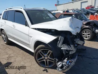 2015 Mercedes-Benz GLK 350 with VIN WDCGG5HB5FG347184, listed as a IAAI auction lot 41770778 with 144,000 mi miles and . Bid and sale history available at DreamBid. Image 1.