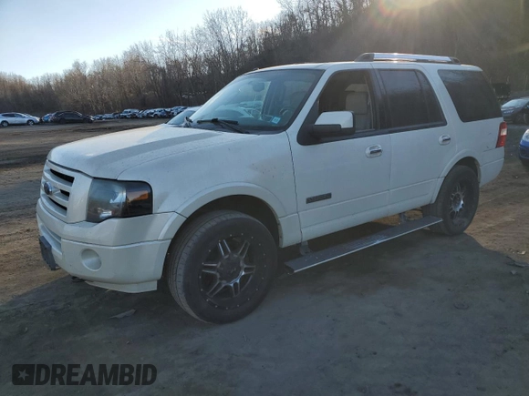 2008 Ford Expedition Limited with VIN 1FMFU20528LA56758, listed as a Copart auction lot 47727815 with 185,967 mi miles and Clean title. Bid and sale history available at DreamBid. Image 1.