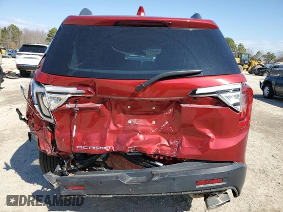 2023 GMC Acadia SLT with VIN 1GKKNML42PZ153487, listed as a Copart auction lot 47357855 with 43,887 mi miles and Non Repairable. Bid and sale history available at DreamBid. Image 6.