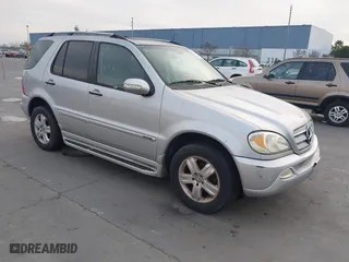 2005 Mercedes-Benz M-Class 3.7L with VIN 4JGAB57E15A533839, listed as a IAAI auction lot 41418443 with 171,178 mi miles. Bid and sale history available at carsss.com. Image 1.