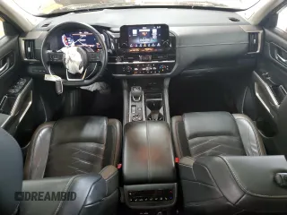 2023 Nissan Pathfinder Platinum with VIN 5N1DR3DK9PC208581, listed as a Copart auction lot 60142655 with 41,442 mi miles and Salvage title. Bid and sale history available at DreamBid. Image 8.