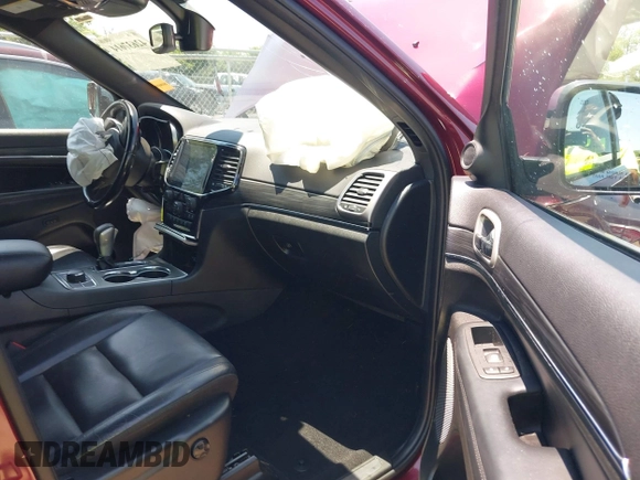 2020 Jeep Grand Cherokee Limited with VIN 1C4RJFBG5LC299828, listed as a IAAI auction lot 42637614 with 79,396 mi miles and . Bid and sale history available at DreamBid. Image 5.