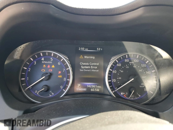 2014 Infiniti Q50 Sport with VIN JN1BV7AR3EM693035, listed as a Copart auction lot 52572715 with 142,361 mi miles and Clean Title. Bid and sale history available at DreamBid. Image 9.