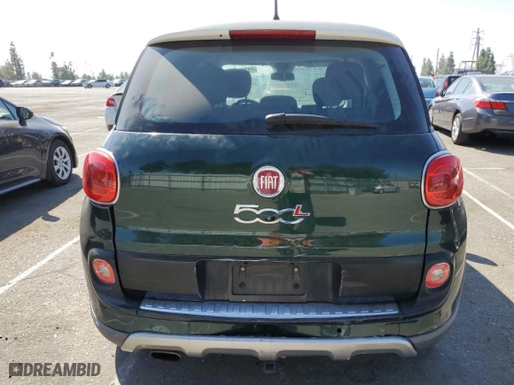 2014 FIAT 500L Trekking with VIN ZFBCFADH7EZ008751, listed as a Copart auction lot 73243514 with 83,503 mi miles and Salvage Title. Bid and sale history available at carsss.com. Image 6.
