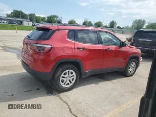 2018 Jeep Compass Sport с VIN 3C4NJCAB5JT214989, выставлен на аукционе Copart как лот 56196655 с пробегом 95 963 миль миль и Списание • Salvage title. История ставок и продаж доступна на DreamBid. Изображение 3.