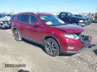2019 Nissan Rogue SV with VIN 5N1AT2MV2KC707756, listed as a IAAI auction lot 41770717 with 97,760 mi miles. Bid and sale history available at carsss.com. Image 1.