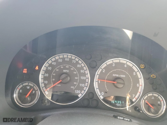2006 Jeep Liberty Limited with VIN 1J8GL58K76W177197, listed as a Copart auction lot 48133215 with 169,351 mi miles and Salvage Title. Bid and sale history available at carsss.com. Image 9.