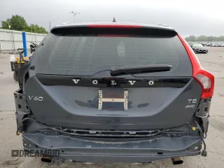 2015 Volvo V60 with VIN YV1612SB5F1186312, listed as a Copart auction lot 58552405 with 77,610 mi miles and Salvage title. Bid and sale history available at DreamBid. Image 6.