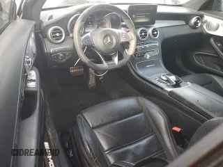2017 Mercedes-Benz C 63 S AMG with VIN WDDWJ8HB9HF458856, listed as a Copart auction lot 50197615 with 48,293 mi miles and Salvage Title. Bid and sale history available at carsss.com. Image 8.