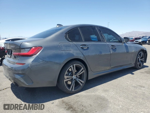2021 BMW 3 Series 330i с VIN 3MW5R1J0XM8B95808, выставлен на аукционе Copart как лот 57659285 с пробегом 54 747 миль миль и Списание • Salvage title. История ставок и продаж доступна на DreamBid. Изображение 3.