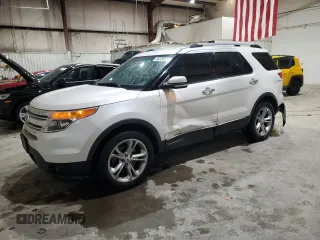 2015 Ford Explorer Limited with VIN 1FM5K8F89FGB49773, listed as a Copart auction lot 46528375 with 96,557 mi miles and Salvage Title. Bid and sale history available at DreamBid. Image 1.