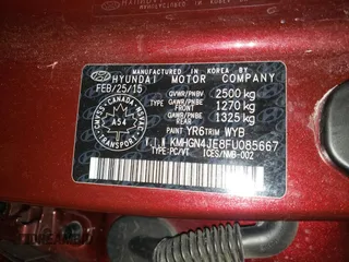 2015 Hyundai Genesis 3.8L z VIN KMHGN4JE8FU085667, wystawiony jako Copart lot #59533045 z przebiegiem 98 109 mil mil oraz Szkoda całkowita • Salvage title. Historia ofert i sprzedaży dostępna na DreamBid. Obrazek 26.
