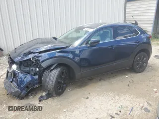 2021 Mazda CX-30 Turbo Premium Plus Package with VIN 3MVDMBEY7MM249235, listed as a Copart auction lot 62210644 with 40,046 mi miles and Salvage Title. Bid and sale history available at carsss.com. Image 1.