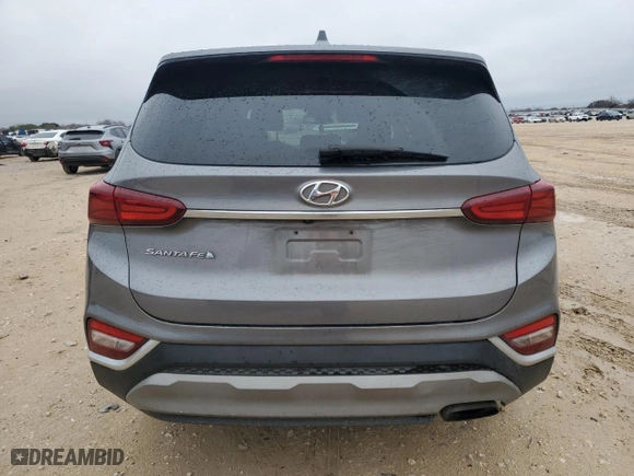 2019 Hyundai Santa Fe SEL with VIN 5NMS33AD0KH055473, listed as a Copart auction lot 45089505 with 111,875 mi miles and Salvage Title. Bid and sale history available at carsss.com. Image 6.