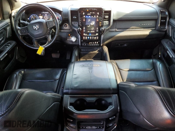 2019 Ram 1500 Limited with VIN 1C6SRFHT2KN856963, listed as a Copart auction lot 58815325 with 45,610 mi miles and Salvage title. Bid and sale history available at DreamBid. Image 8.