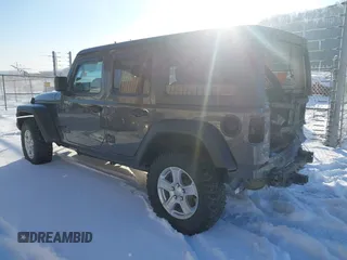 2022 Jeep Wrangler Unlimited Sport with VIN 1C4HJXDG5NW157317, listed as a IAAI auction lot 41374590 with 67,632 mi miles and . Bid and sale history available at DreamBid. Image 3.