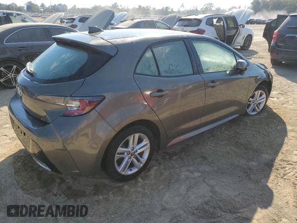 2020 Toyota Corolla Hatchback SE with VIN JTND4RBE0L3094866, listed as a Copart auction lot 73924134 with 0 mi miles and Non Repairable. Bid and sale history available at carsss.com. Image 3.