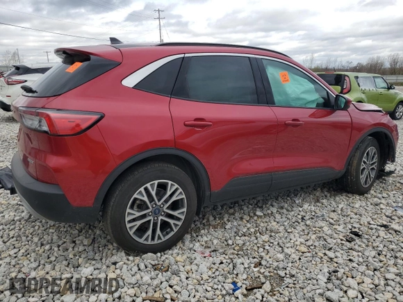 2021 Ford Escape SEL Hybrid with VIN 1FMCU9CZ6MUB19679, listed as a Copart auction lot 53336115 with Not provided miles and Clean title. Bid and sale history available at DreamBid. Image 3.