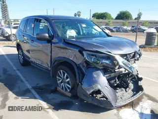 2020 Honda Pilot EX-L z VIN 5FNYF5H51LB020830, wystawiony jako IAAI lot #42255746 z przebiegiem 60 503 mil mil oraz . Historia ofert i sprzedaży dostępna na DreamBid. Obrazek 1.